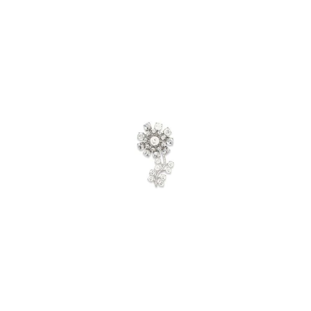 Self-Portrait Silver Brass Women's Broch